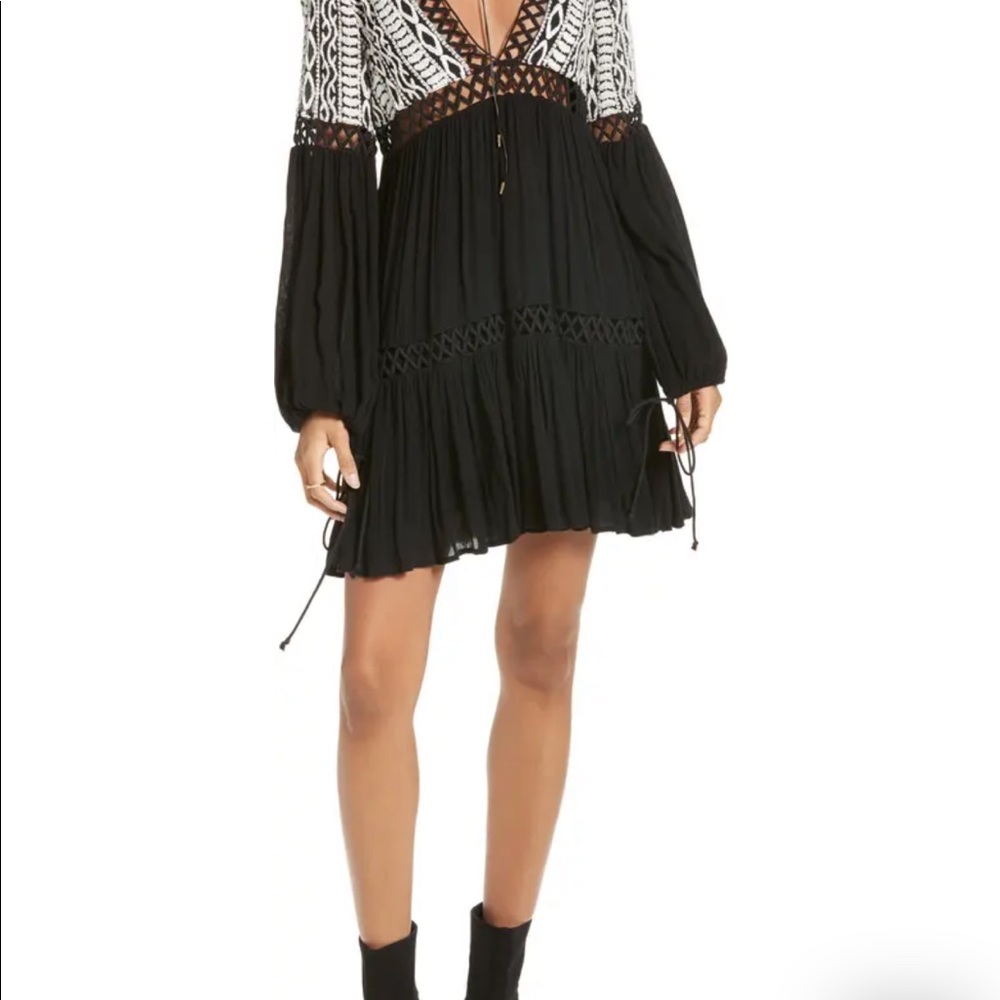 Free People Dusk Dawn Mini Dress size 4